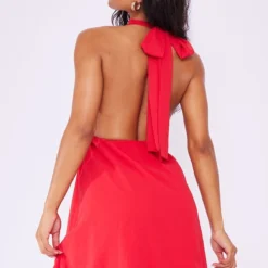 Robe Droite Rouge à Taille élastifiée Et Col Montant -Jupe Lumine Soldes Boutique fe531d5e5dc05daf14604d86dac500d68bf832a6 cne2960 1
