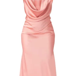 Robe Longue Satinée Rose à Col Très Bénitier Et Dos Nu -Jupe Lumine Soldes Boutique fecd6b6da2336017251ae5d7b7cd7282f53be956 cnd5924 5